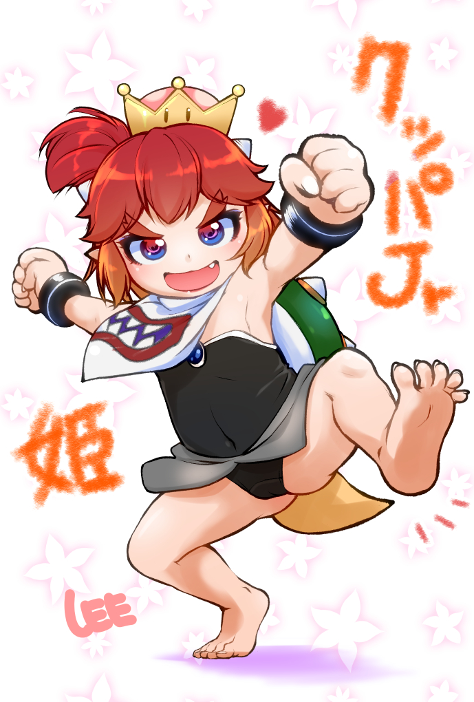 bowsette jr. (mario and 1 more) drawn by lee_(colt)