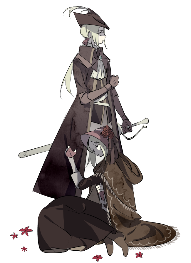 plain doll and lady maria of the astral clocktower (bloodborne) drawn by purrissu