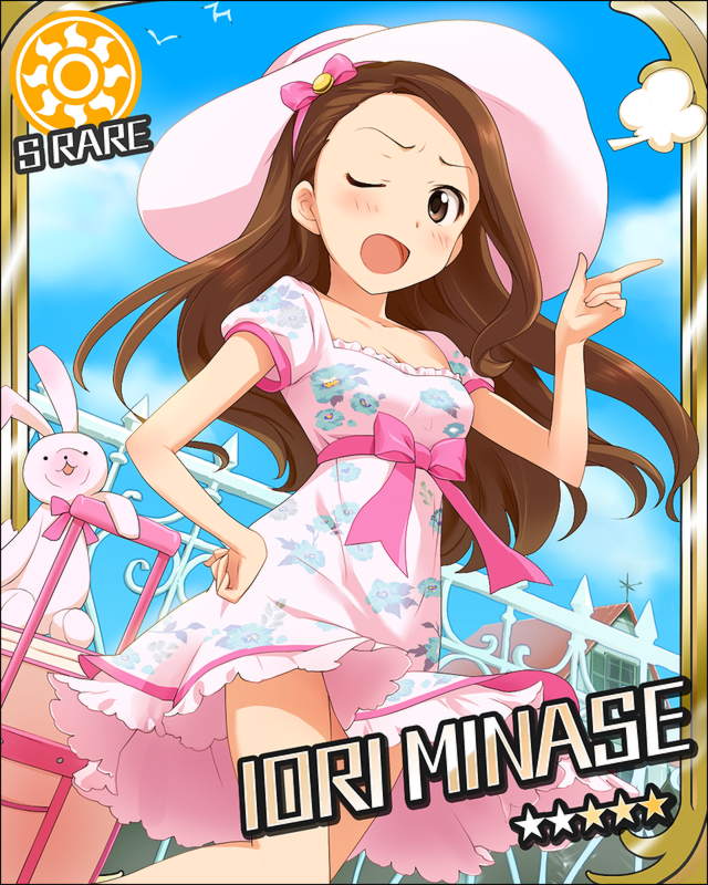 minase iori and usa-chan (idolmaster and 1 more)