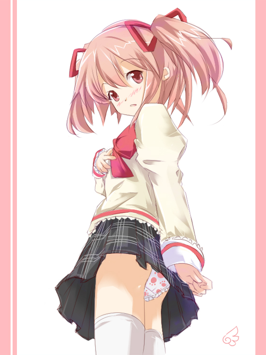 kaname madoka (mahou shoujo madoka magica) drawn by jjapse