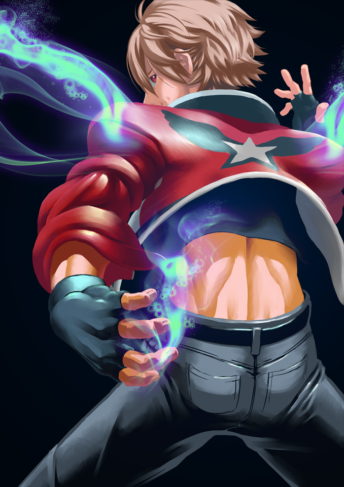 rock howard (fatal fury and 1 more) drawn by baro