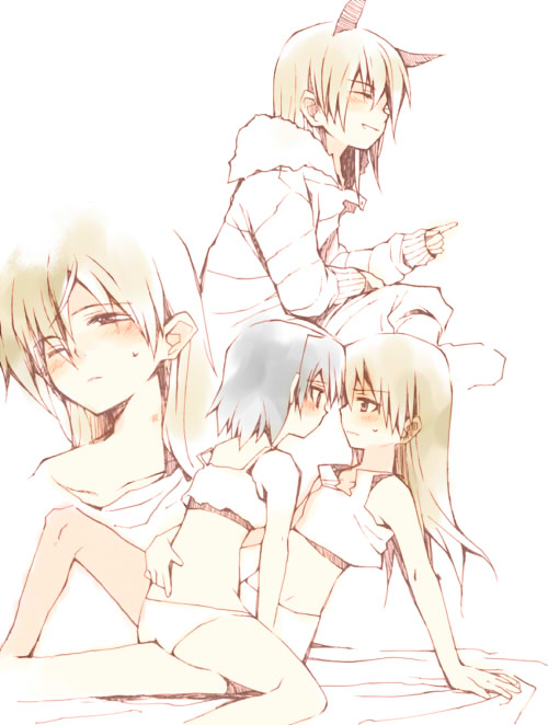 sanya v. litvyak and eila ilmatar juutilainen (world witches series and 1 more) drawn by kutsuwada_on