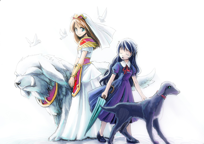 kinu, shiro, pleut, and etoile (sound horizon and 2 more) drawn by muraziti-zu