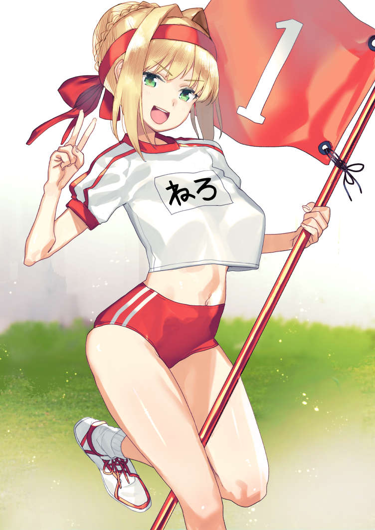 nero claudius (fate and 2 more) drawn by subachi