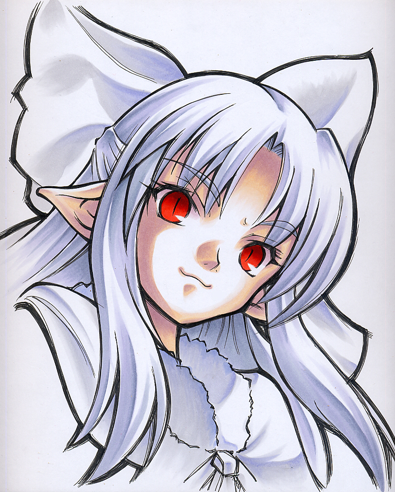 white len (tsukihime and 1 more) drawn by calnarsa