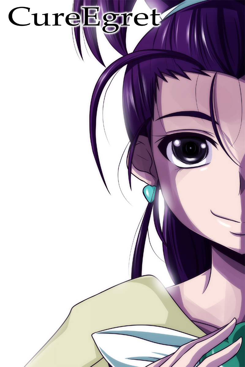 mishou mai and cure egret (precure and 1 more) drawn by nishi_koutarou
