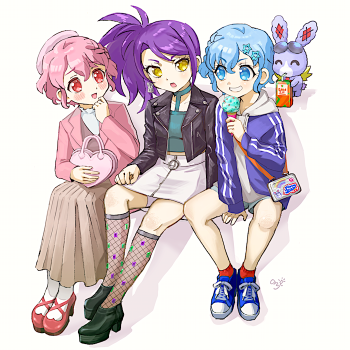 reona west, dorothy west, toudou shion, and usagi (pretty series and 1 more) drawn by mdr_onj1807