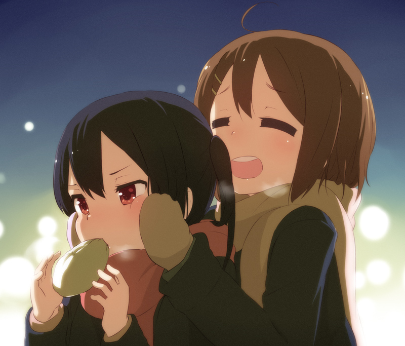 nakano azusa and hirasawa yui (k-on!) drawn by nagian