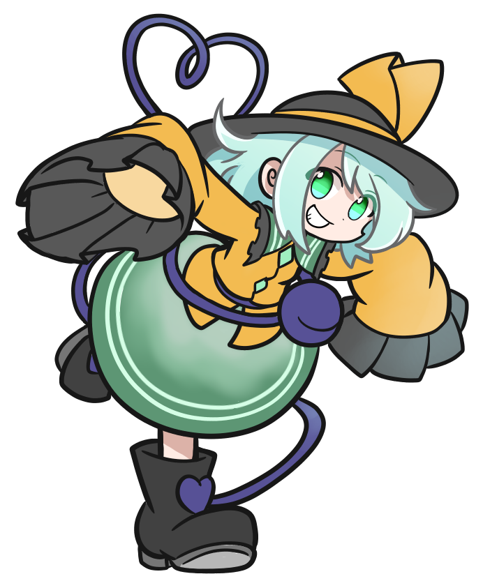 komeiji koishi (touhou and 1 more) drawn by shinmon_akika