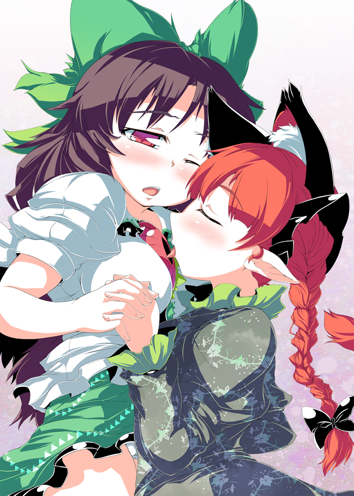 kaenbyou rin and reiuji utsuho (touhou) drawn by konata_gazel