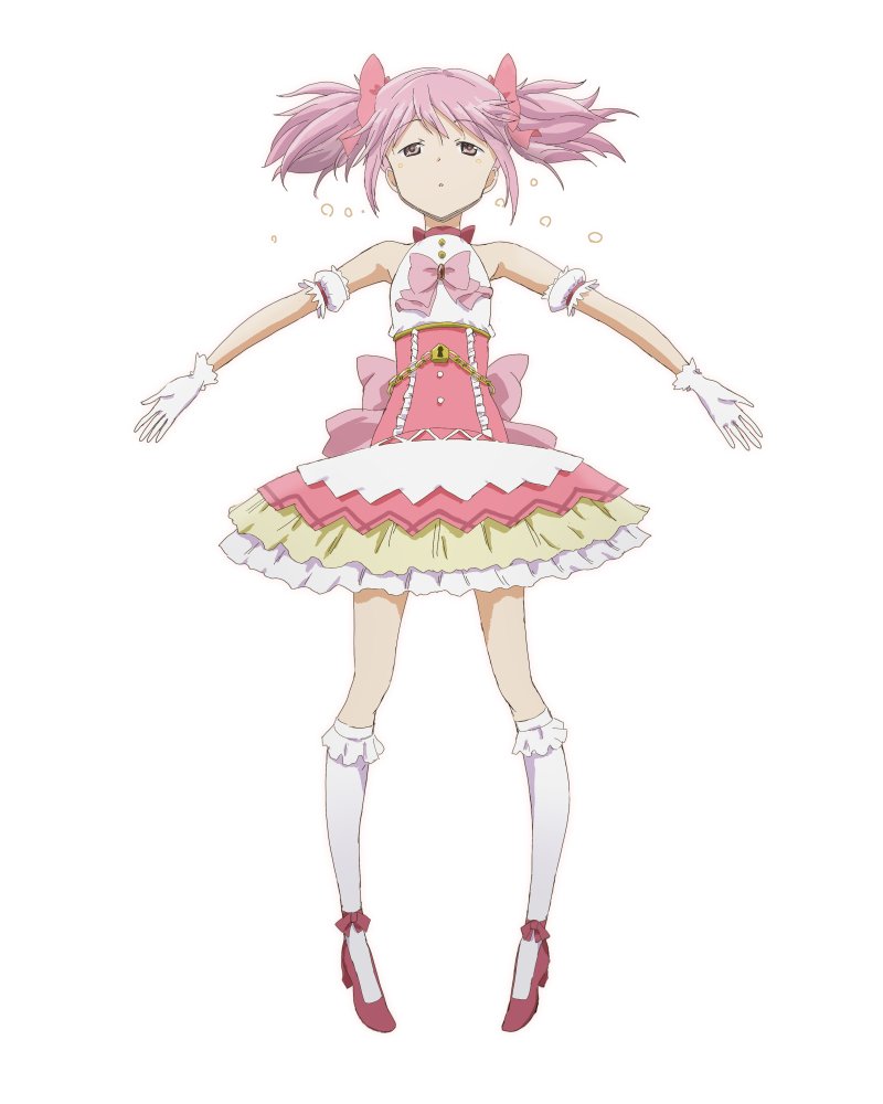 kaname madoka (mahou shoujo madoka magica and 1 more) drawn by kinfuji