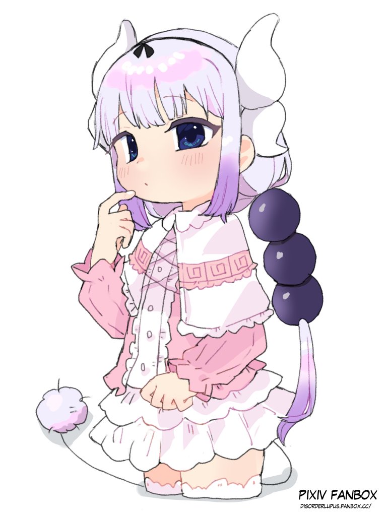 kanna kamui (kobayashi-san chi no maidragon) drawn by nakajima_lupus