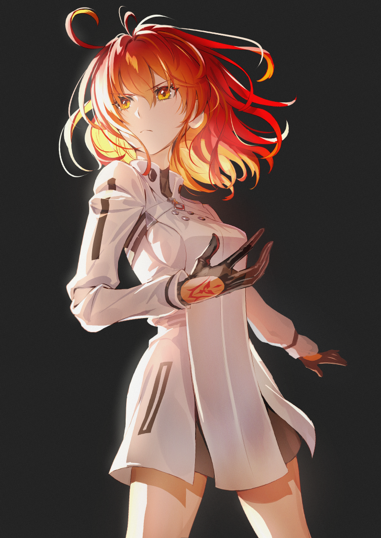 fujimaru ritsuka (fate and 1 more) drawn by galibo