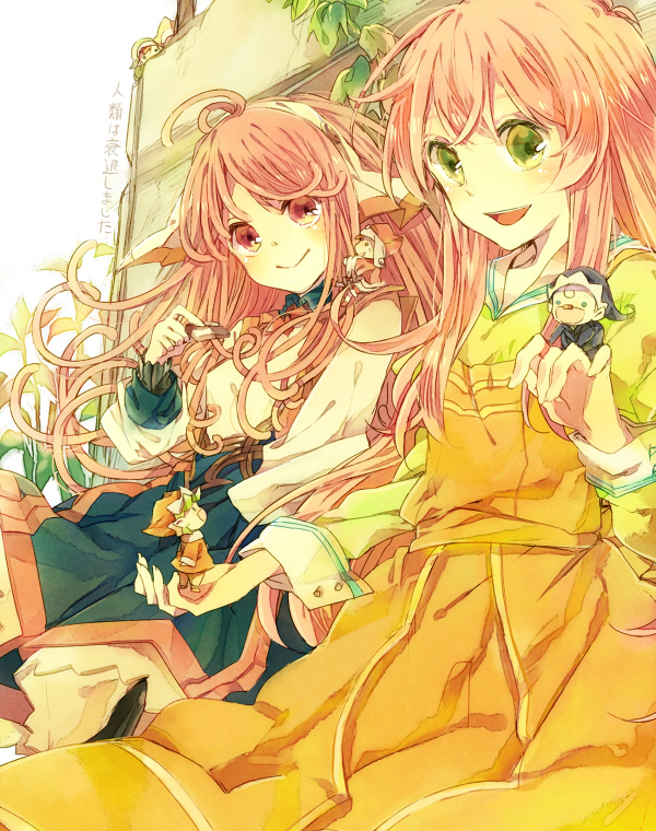 watashi and fairy (jinrui wa suitai shimashita) drawn by mugi_(twinbox)