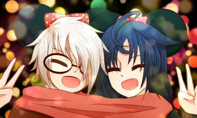 1chi and yuii (gacha and 1 more) drawn by retayu_arth