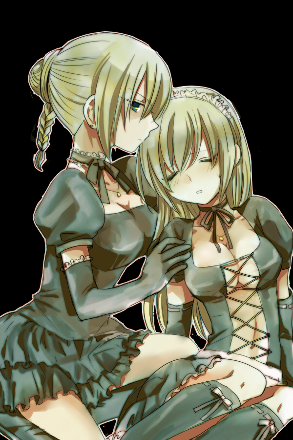 hilda and yolda (beelzebub) drawn by yagi_(donko-donko)