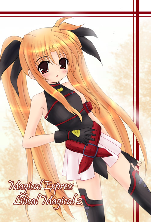 fate testarossa (lyrical nanoha and 2 more) drawn by shaian