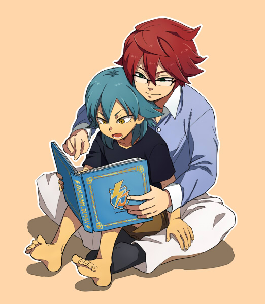 kariya masaki and kiyama hiroto (inazuma eleven and 1 more) drawn by riho