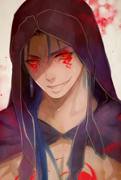 cu chulainn and cu chulainn alter (fate and 1 more) drawn by jun_(ash)