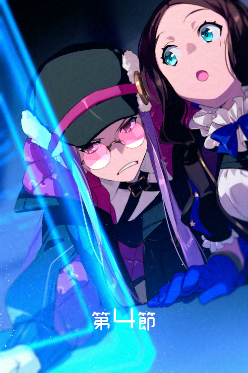 medusa and leonardo da vinci (fate and 1 more) drawn by echo_(circa)