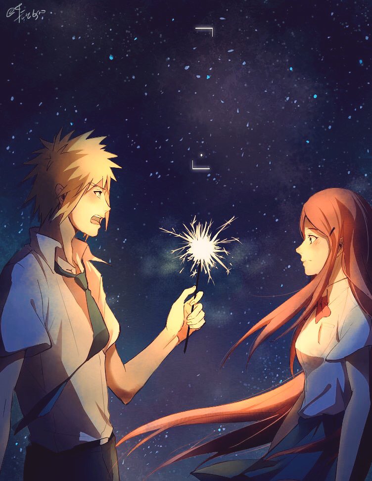 uzumaki kushina and namikaze minato (naruto and 1 more) drawn by suijun0616