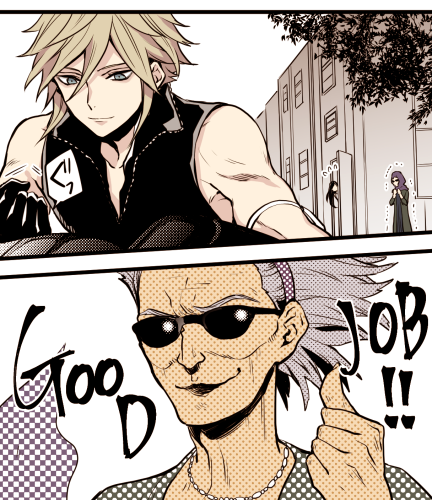 tifa lockhart, cloud strife, and marle (final fantasy and 2 more) drawn by mono0805