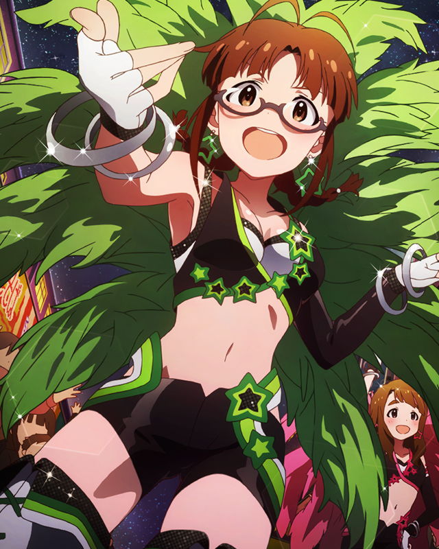 akizuki ritsuko and miyao miya (idolmaster and 1 more)