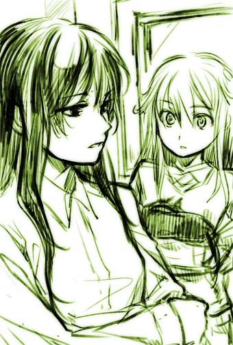 cleo everlastin, leki, and leticia maccready (majutsushi orphen) drawn by ame_yamori