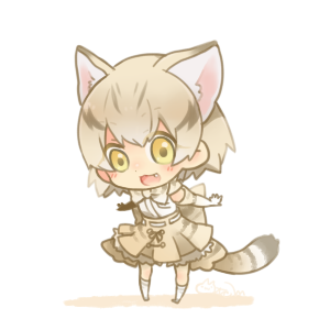 sand cat (kemono friends) drawn by maora_oto