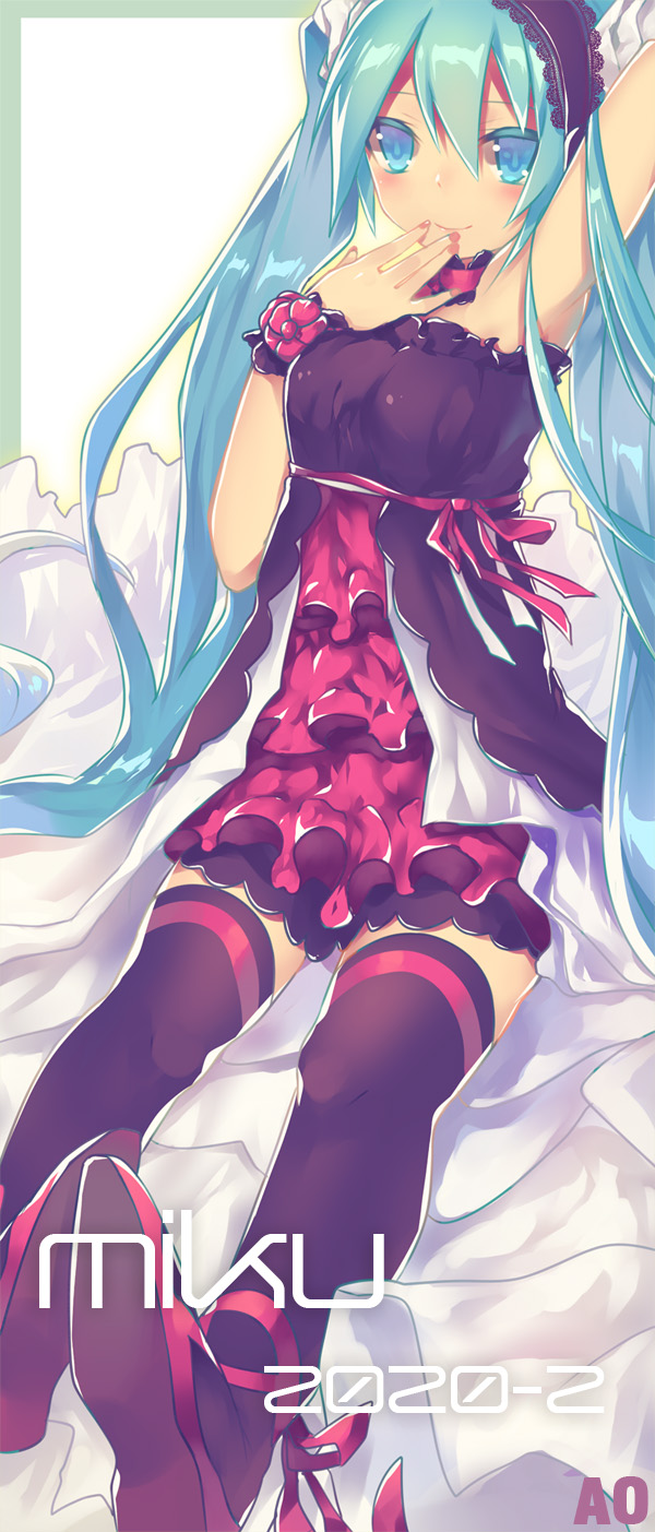 hatsune miku (vocaloid and 3 more) drawn by ao_jun