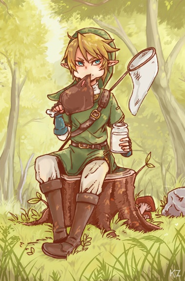 link (the legend of zelda and 1 more) drawn by kageji