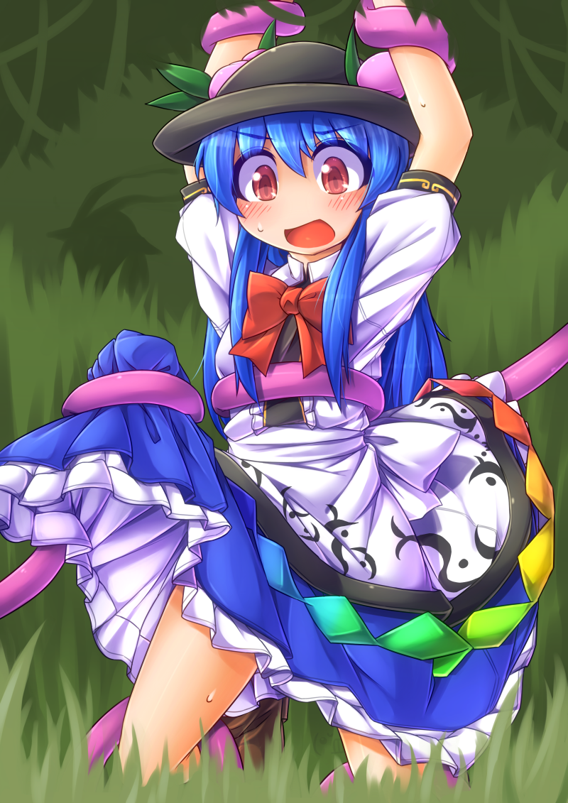 hinanawi tenshi and nagae iku (touhou) drawn by fun_bo