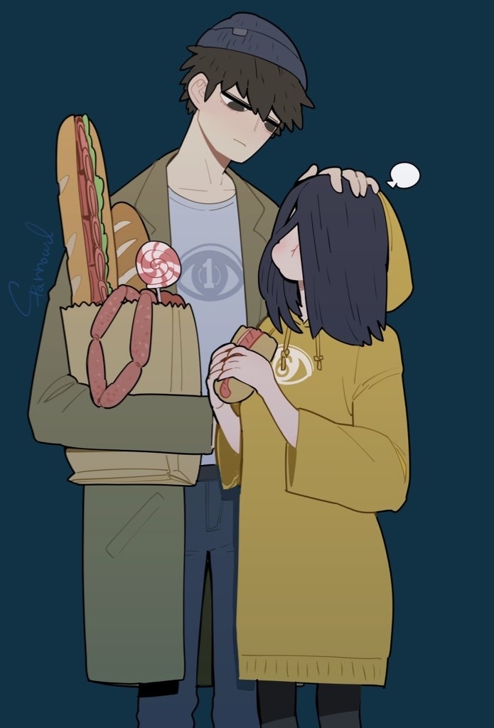 six and mono (little nightmares and 1 more) drawn by sparrowl