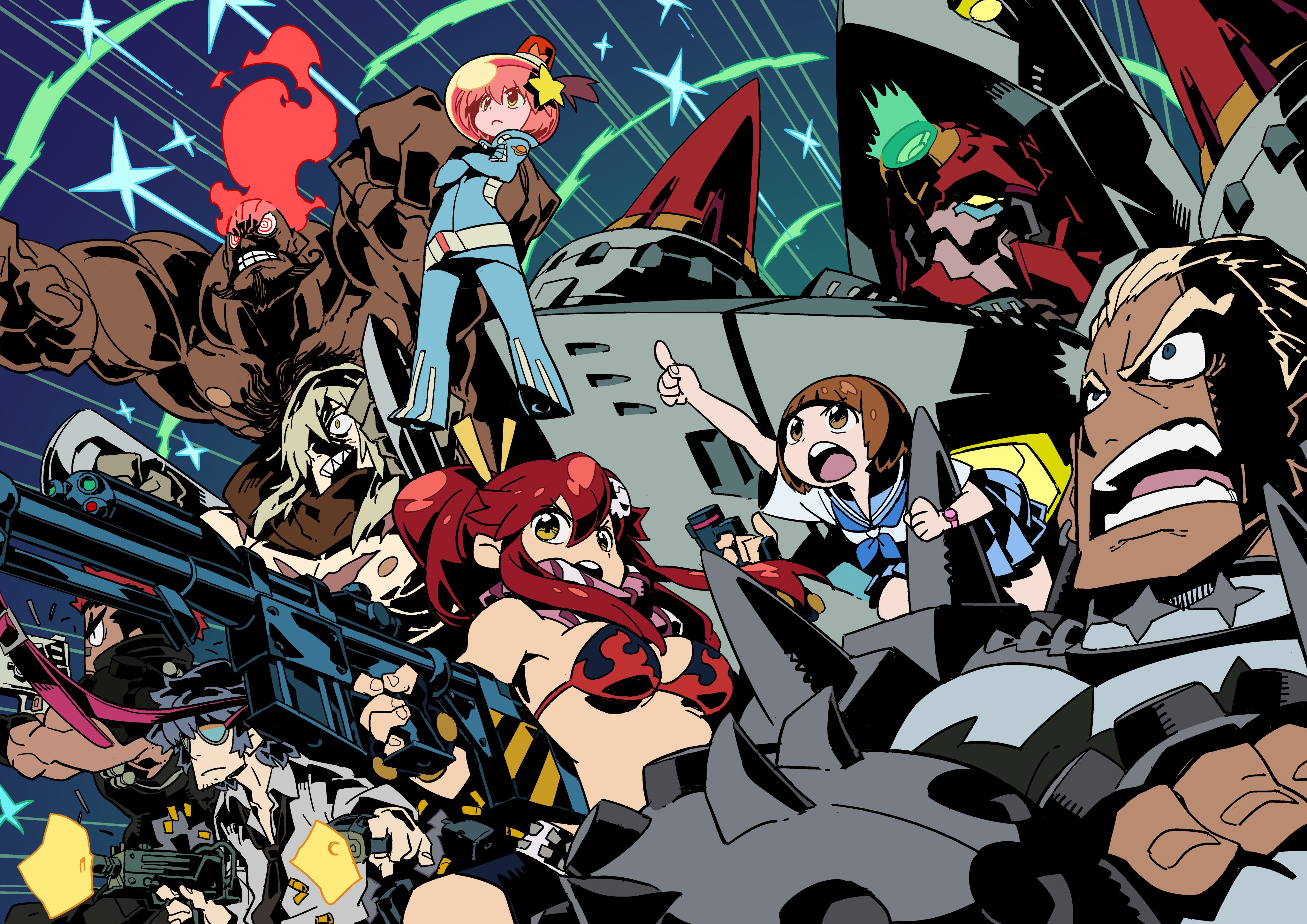 Gurren Lagann And Kill La Kill Gurren Lagann Kill La Kill