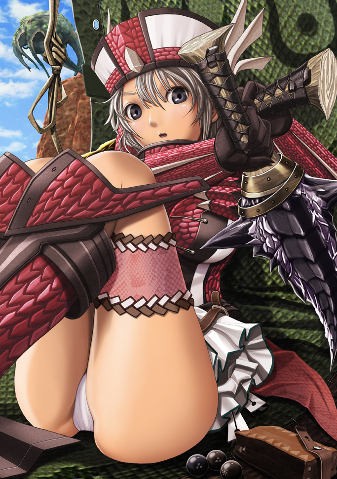 monster hunter (monster hunter and 1 more) drawn by v-mag