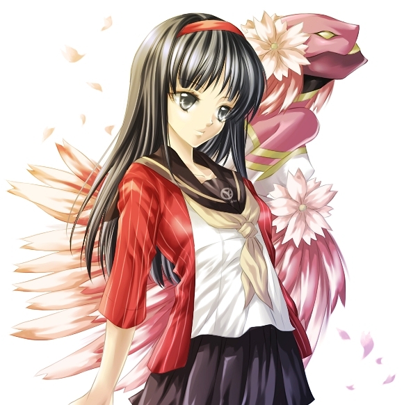 amagi yukiko and konohana sakuya (persona and 1 more) drawn by su_(pixiv44447)