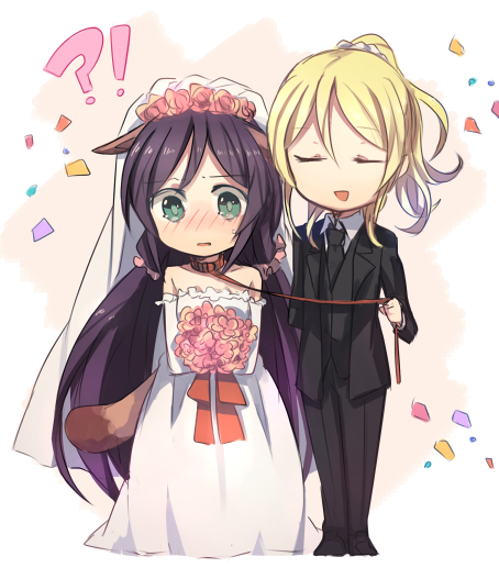 tojo nozomi and ayase eli (love live! and 1 more) drawn by aoki_shizumi