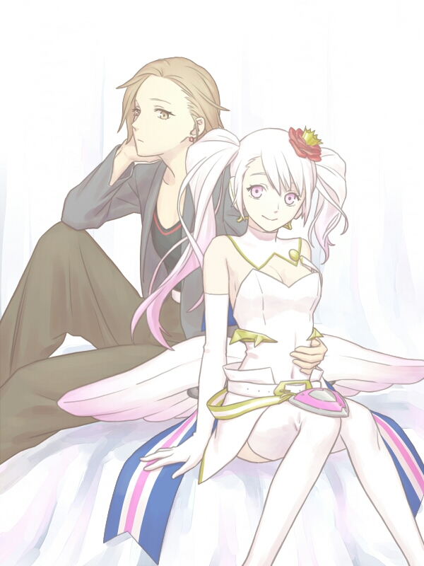 mu and female protagonist (caligula) drawn by hata_(htrrrrrr)
