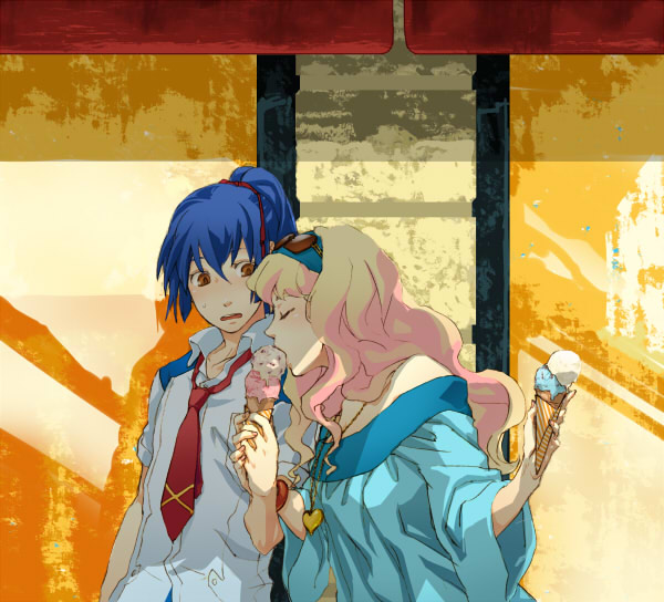 sheryl nome and saotome alto (macross and 1 more) drawn by mihara_(081mhrs)