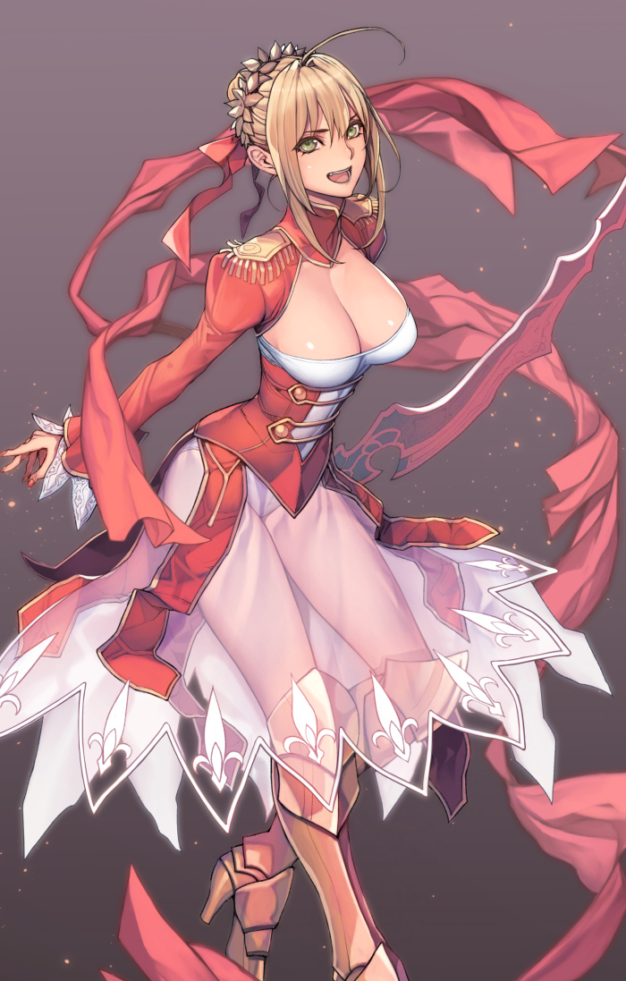 nero claudius (fate and 1 more) drawn by oda_non