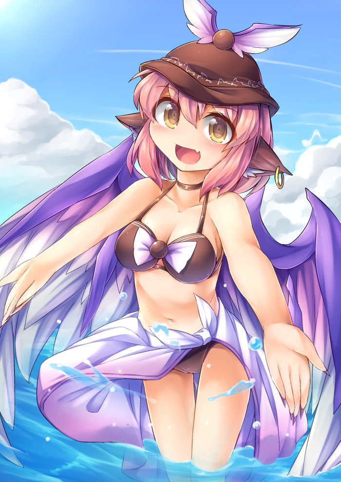 mystia lorelei (touhou and 1 more) drawn by fun_bo