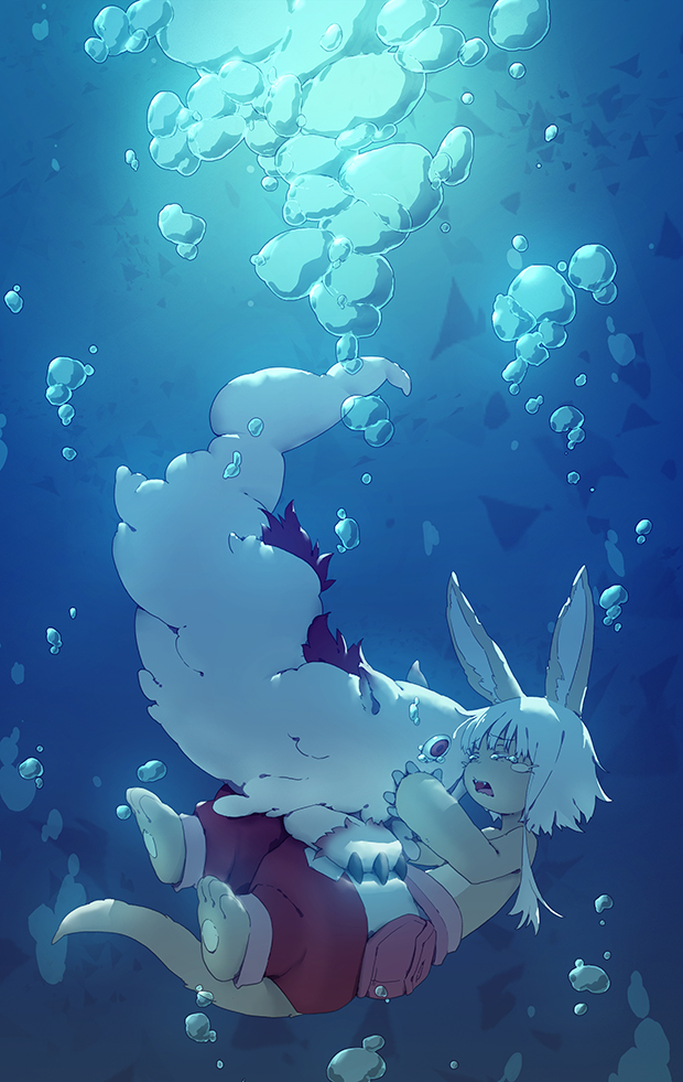 nanachi and mitty (made in abyss) drawn by toorara