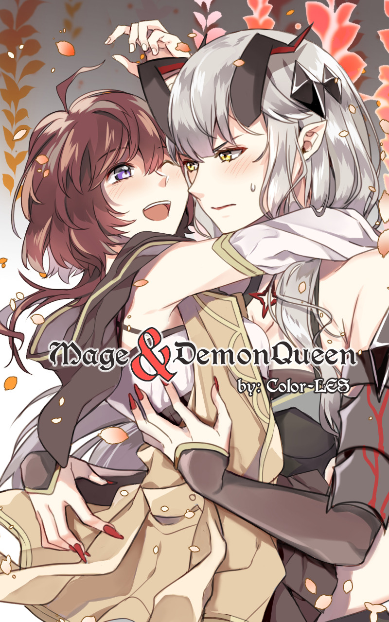 velverosa and malori crowett (mage and demon queen) drawn by color-les