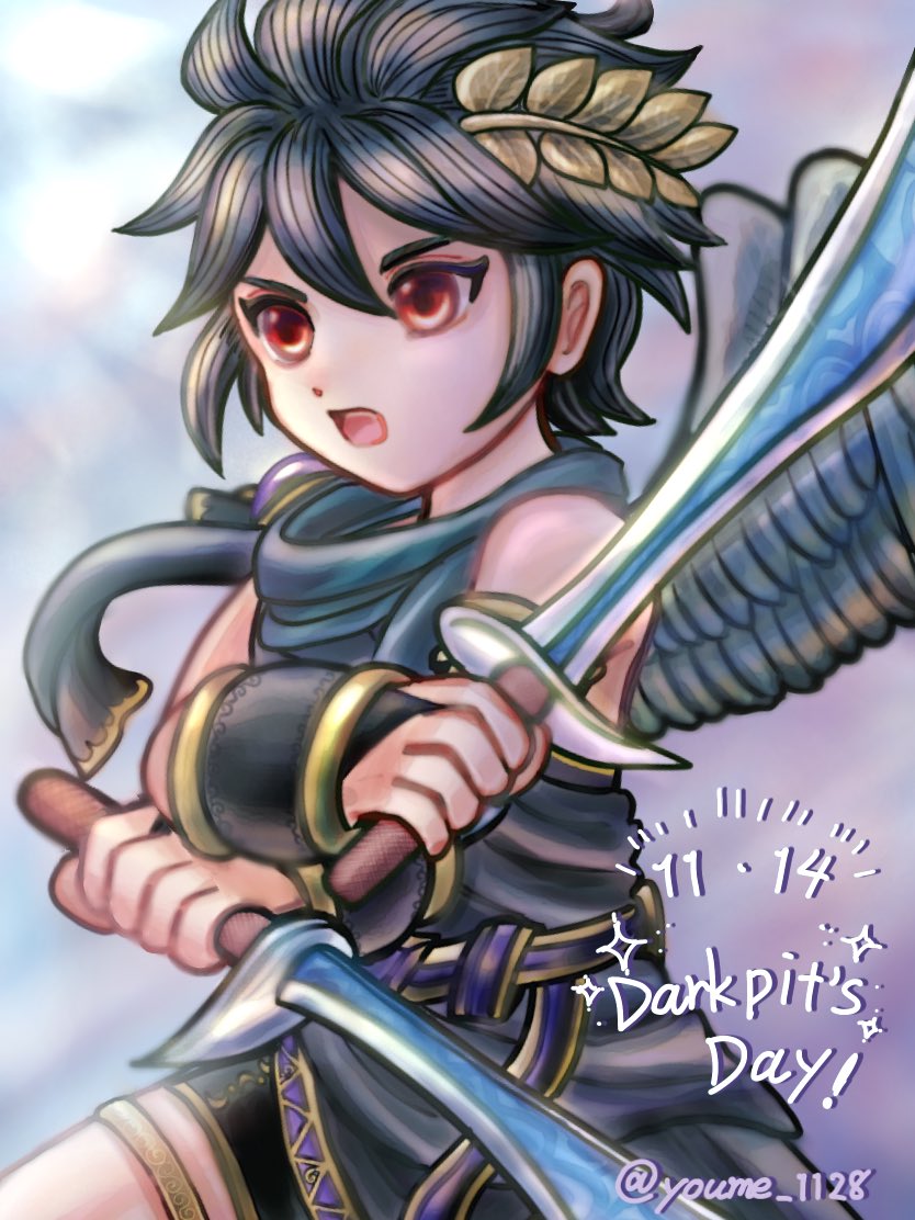 dark pit (kid icarus and 1 more) drawn by suruga_kanade