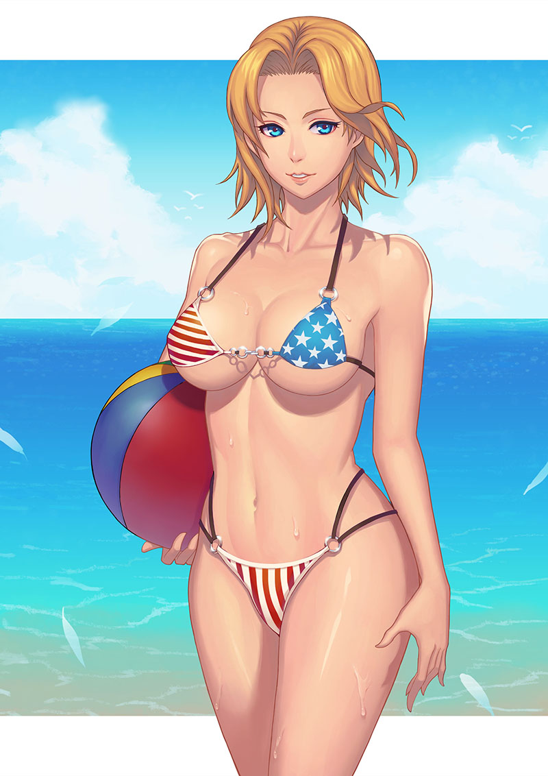 tina armstrong (dead or alive) drawn by hayate_(leaf98k)
