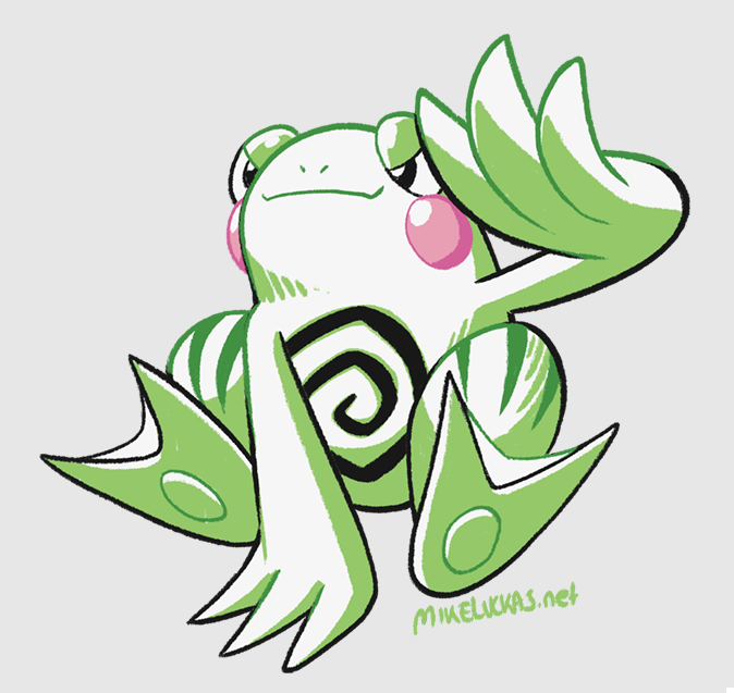 politoed (pokemon and 1 more) drawn by mike_luckas
