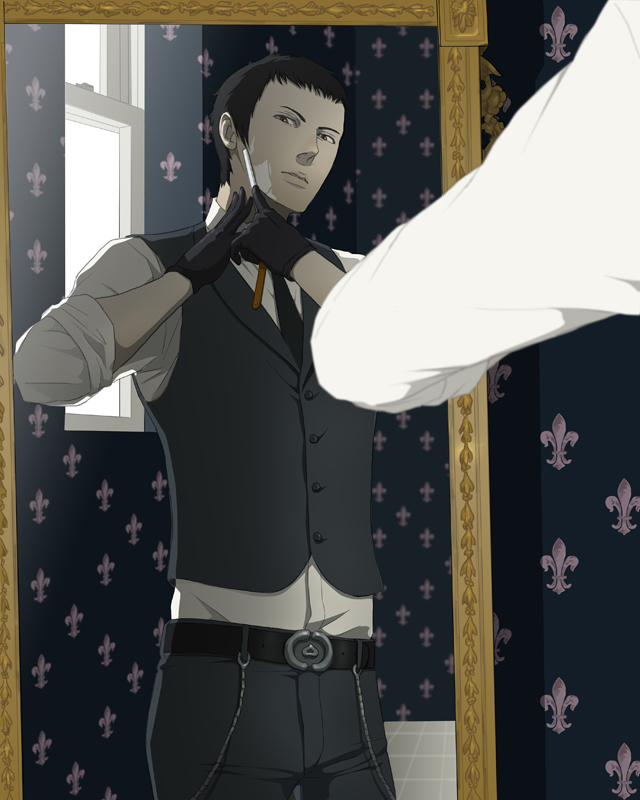 henry cooldown (no more heroes) drawn by gb_(doubleleaf)