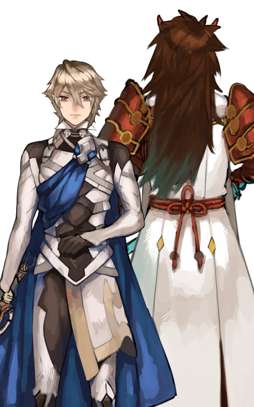 male corrin and ryoma (fire emblem and 1 more) drawn by harano_(shirohata)