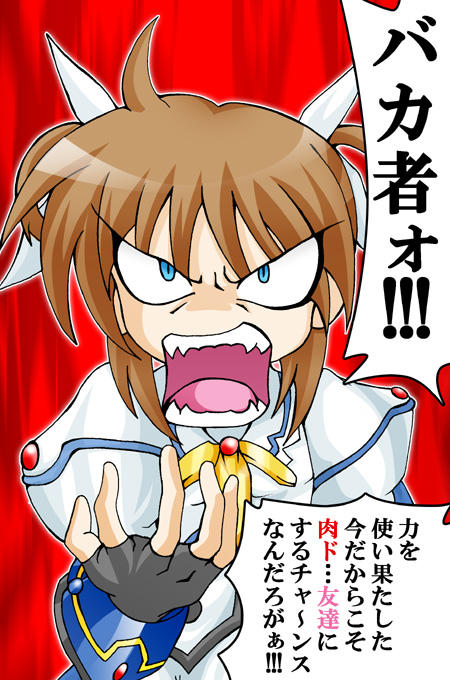 takamachi nanoha (lyrical nanoha and 3 more) drawn by fuzuki_hikage