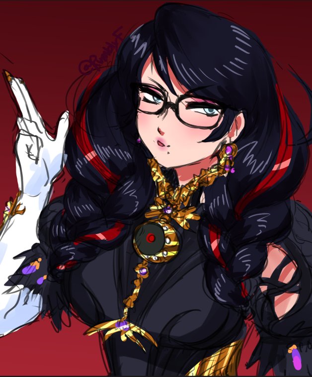 bayonetta (bayonetta and 1 more) drawn by rumblyf